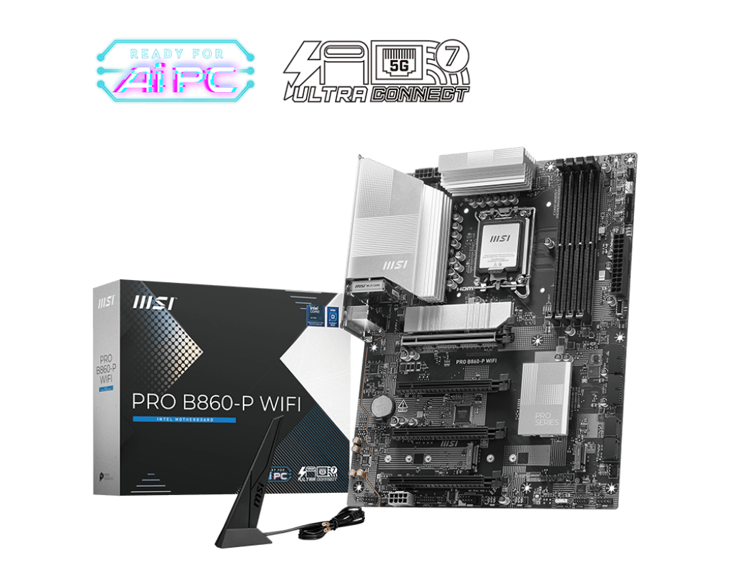 MSI PRO B860-P WIFI LGA 1851 ATX Motherboard