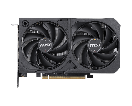 MSI GeForce RTX 5050 8G SHADOW 2X OC | 2560 CUDA Cores | 20 Gbps GDDR6 | Boost 2617 MHz | Dual-Fan | PCIe 5.0 | 130 W