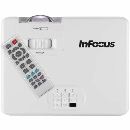 InFocus IN1028ST 1080p Full HD Short Throw Laser Projector | 4000 Lumens | 30 | 000h Laser Life | HDMI & VGA Connectivity