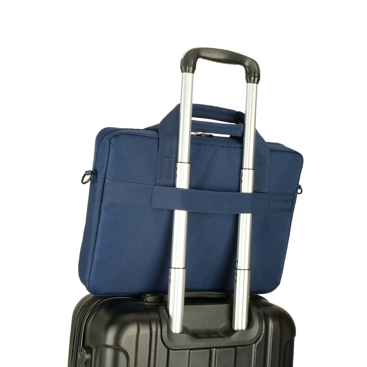 ECLIPS 15.6" Laptop Shoulder Bag | Padded Compartment | Travel & Business Use | Blue