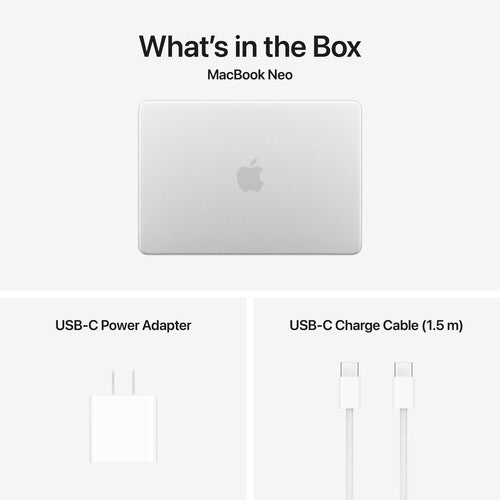 Apple 13" MacBook Neo A18 Pro 6-Core CPU | 8GB RAM | 512GB SSD | 5-Core GPU | Arabic (Silver)