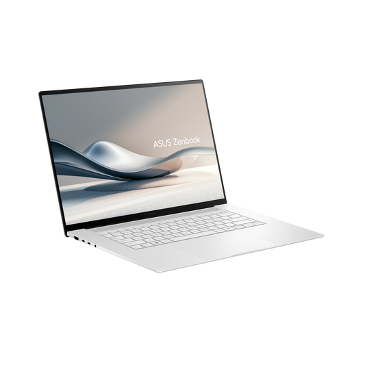 ASUS Zenbook S 16 Copilot+ PC OLED UM5606WA-RJ263W Laptop 16" 3K 120Hz Touch screen Laptop | Ryzen AI 9 HX 370 | 32GB RAM | 2TB SSD | Shared | WIN 11 (Scandinavian White)