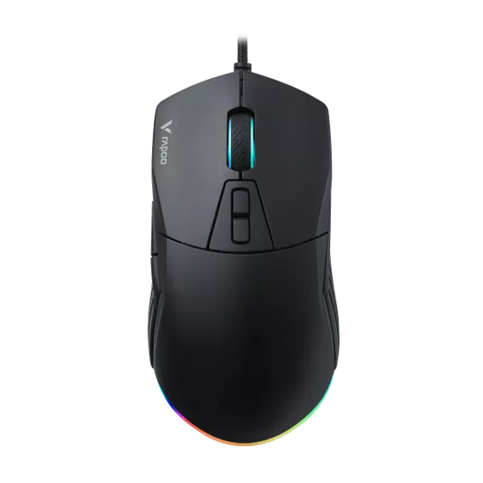 Rapoo V360 IR Optical Gaming Mouse | 6200 DPI | 1000 Hz | 7 Programmable Buttons | RGB Lighting | Onboard Memory | Ergonomic Design