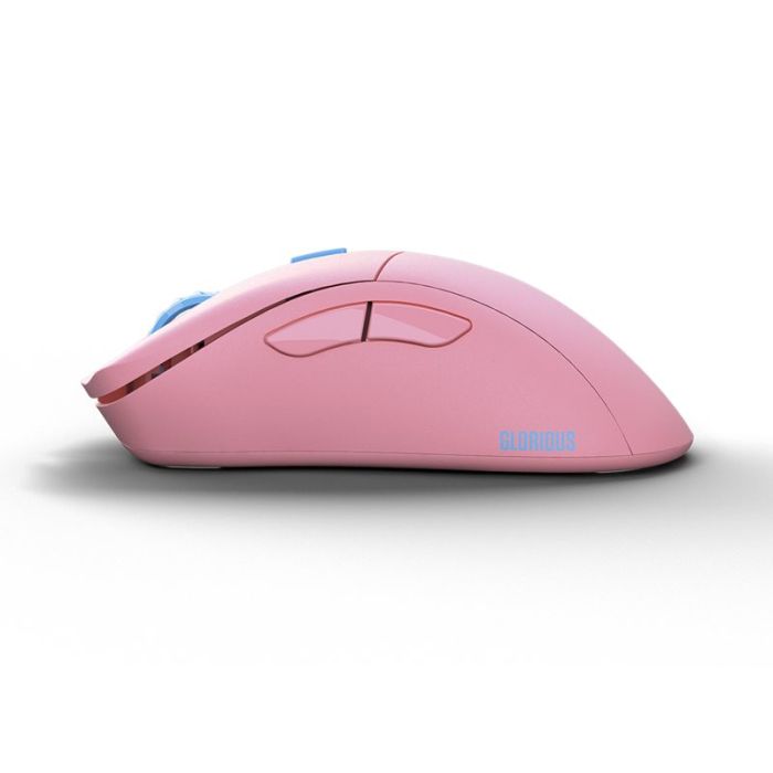 Glorious Model D Pro Wireless Gaming Mouse Flamingo Pink | Ultra-Lightweight 58g | BAMF Sensor 19 | 000 DPI | 80+ Hours Battery | 2.4GHz Lag-Free | Ergonomic Right-Hand Design | 6 Programmable Buttons | PTFE Feet
