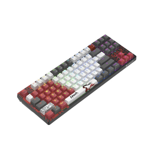 Bloody Keyboard WS87 Naraka mechanical black/red USB for gamer LED