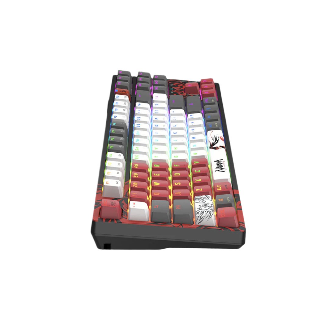 Bloody Keyboard WS87 Naraka mechanical black/red USB for gamer LED