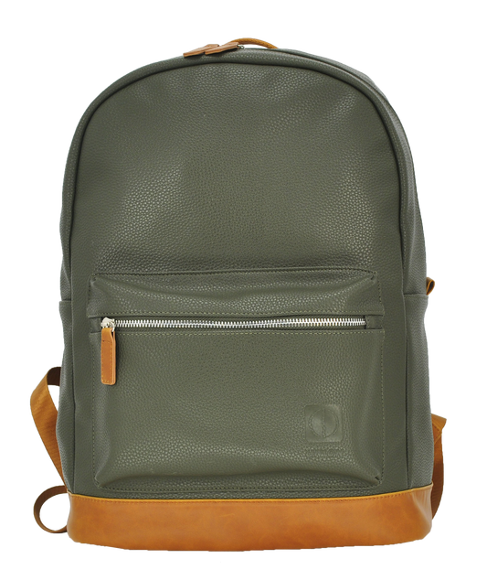 UNION 15.6″ PU Leather Laptop Backpack | Stylish & Water-Resistant with Padded Compartments