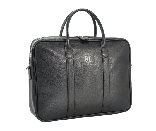 UNION 17.3" PU Leather Laptop Bag | Extra-Large Business Briefcase with Multi-Compartment Design