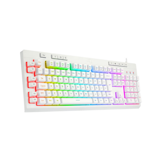 Redragon K512 Shiva RGB Gaming Keyboard | White
