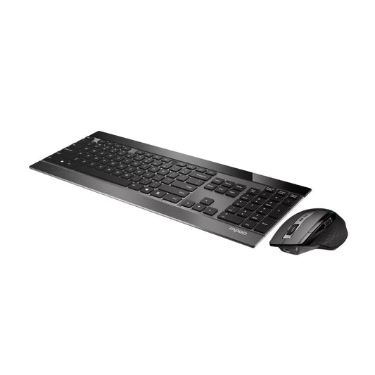 Rapoo 9900M Wireless Keyboard and Mouse Combo Kit | Black