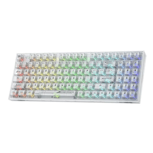 Redragon IRELIA K658CT PRO RGB 90% | USB-C wired | BT | 2.4 GHz wireless Translucent Crystal Switch