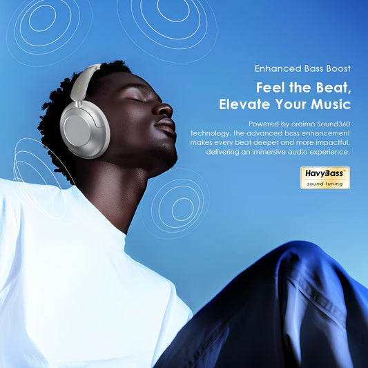 Oraimo BoomPop Pro Wireless Headset | Grey
