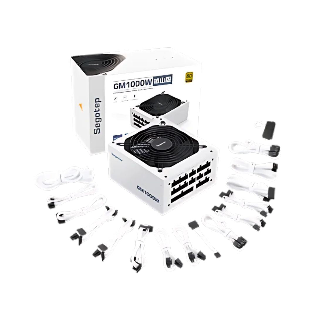 Segotep GM1000W 1000W Gold 80+ Full Modular | PCIe 5.1 & ATX 3.1 | White