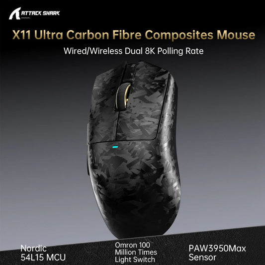 Attack Shark X11 Ultra Wireless | Black