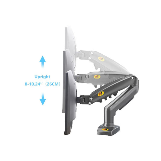 NB F80 Single Monitor Desk Mount Up for 17"-32"