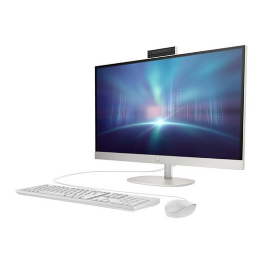 All in One HP 24-CR0323NH | Intel Core i5-1335U | RAM 8GB | SSD 512GB | Intel Iris Xe Graphics | 24 FHD IPS Touch Screen | Shell white