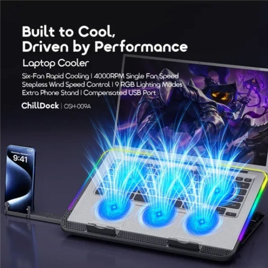 Oraimo ChillDock Dual USB Ports Laptop Cooler