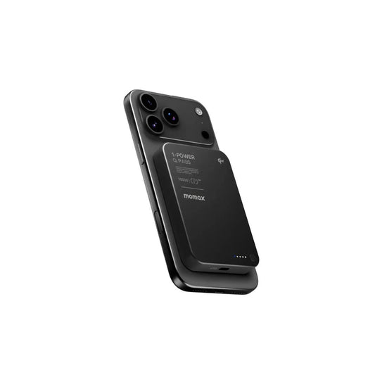 Momax 1-Power Q.Pass 10000mAh Qi2 Magnetic Wireless Power Bank | Black