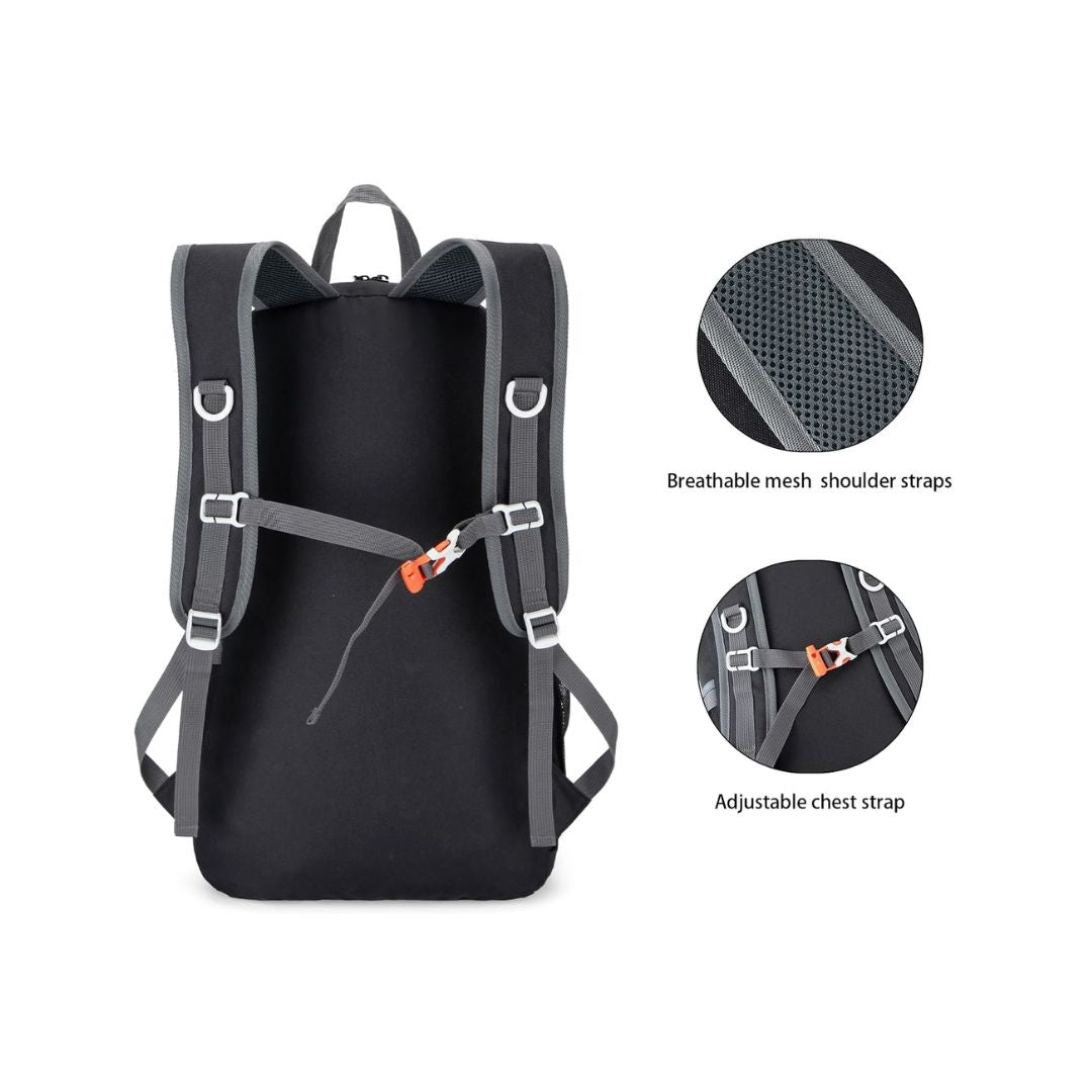 Raptor Travel Hiking Compartments Backpack | Black