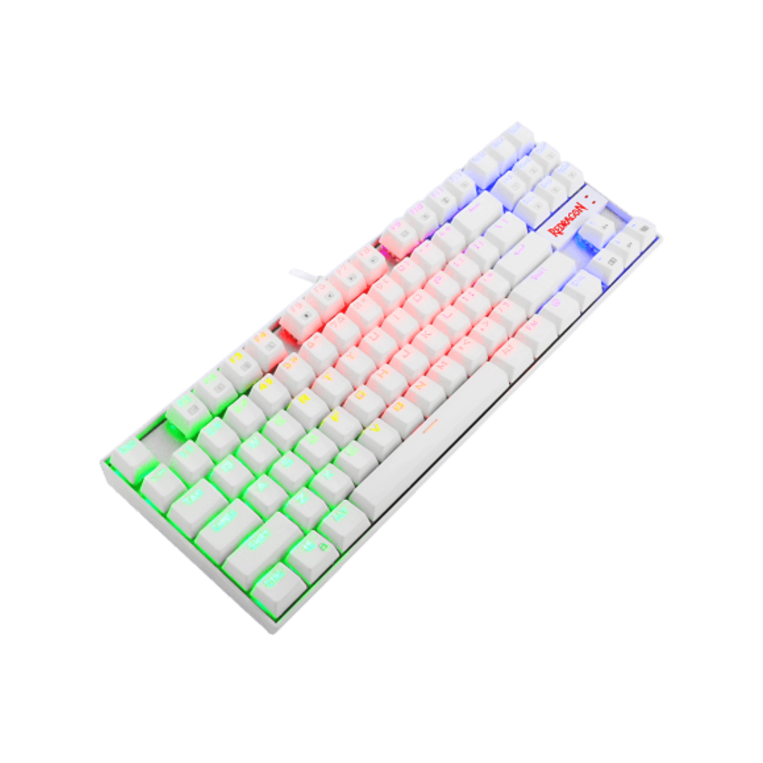 Redragon K552W-RGB | Kumara | 80% | Wired | Red Switches | White