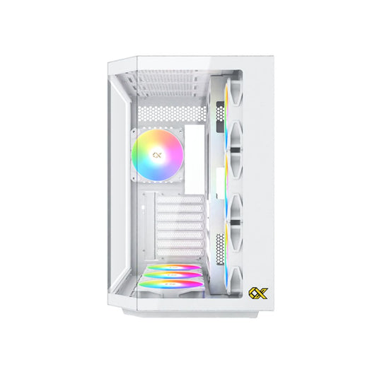 Xigmatek CUBI II Arctic Glass | Mid Tower Case | White