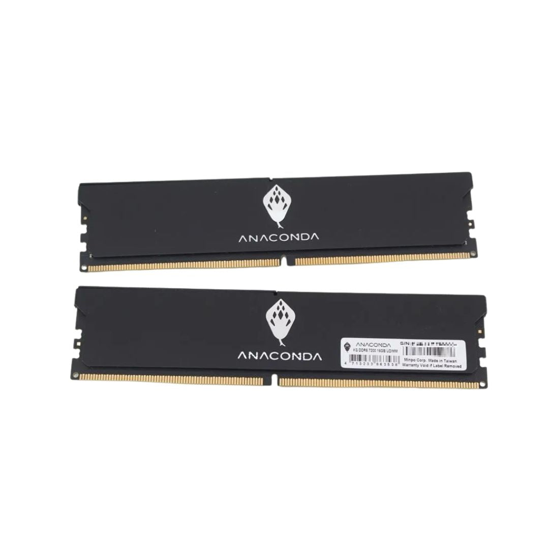 ANACONDA King Snake K5 DDR5 32GB (2x16GB) 6000MHz CL38 | Black