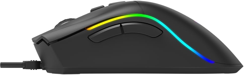 Xtrike Me GM226 RGB Gaming Mouse | Optical Sensor 7 | 200 DPI | 7 Programmable Buttons | Only 77G
