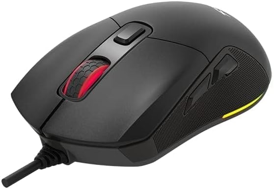 Xtrike Me GM316 RGB Gaming Mouse | Optical Sensor 7 | 200 DPI | Detachable Top Covers | Lightweight Only 67G