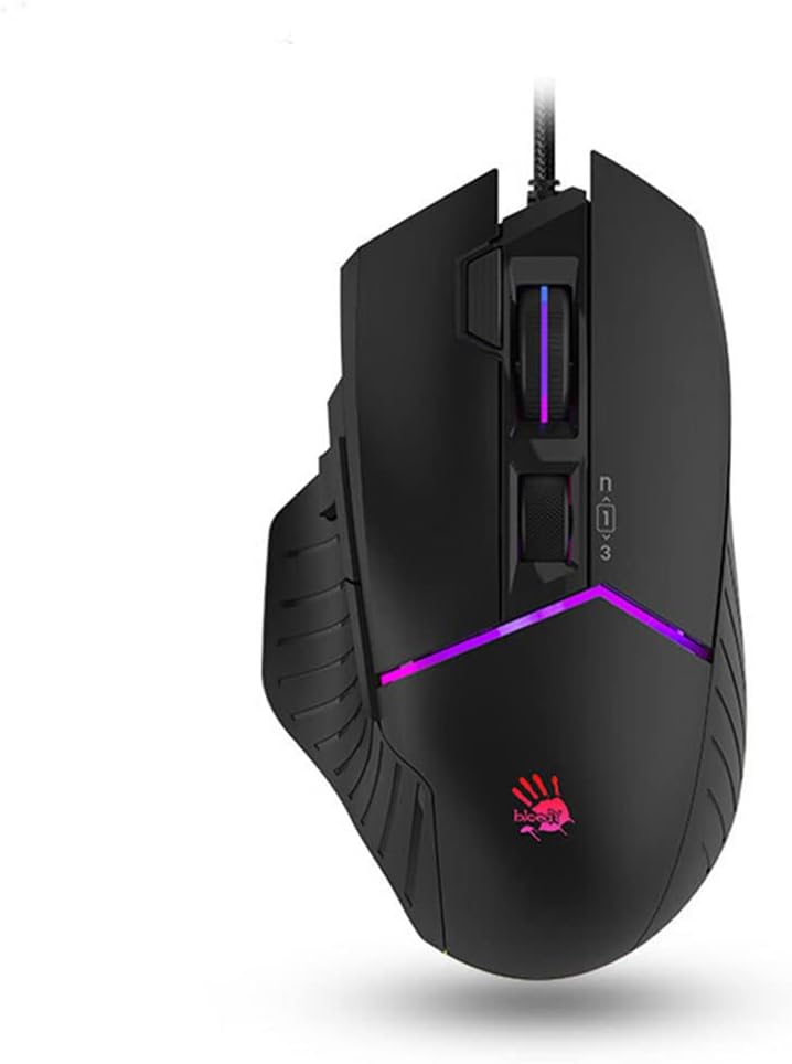 Bloody W95 Max 12000 CPI Ultra Core 3 & 4 Activated Extra Fire RGB Gaming Wired Mouse