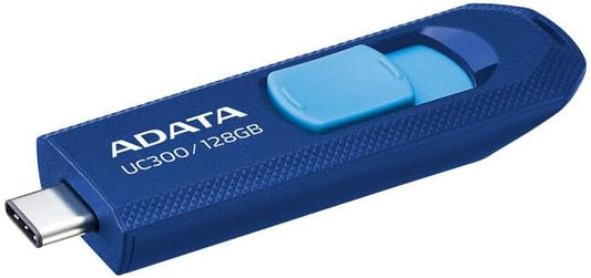 ADATA UC300 USB 3.2 Gen1 Flash Drive Type-C High Compatibility Capless Sliding Connector | 128GB