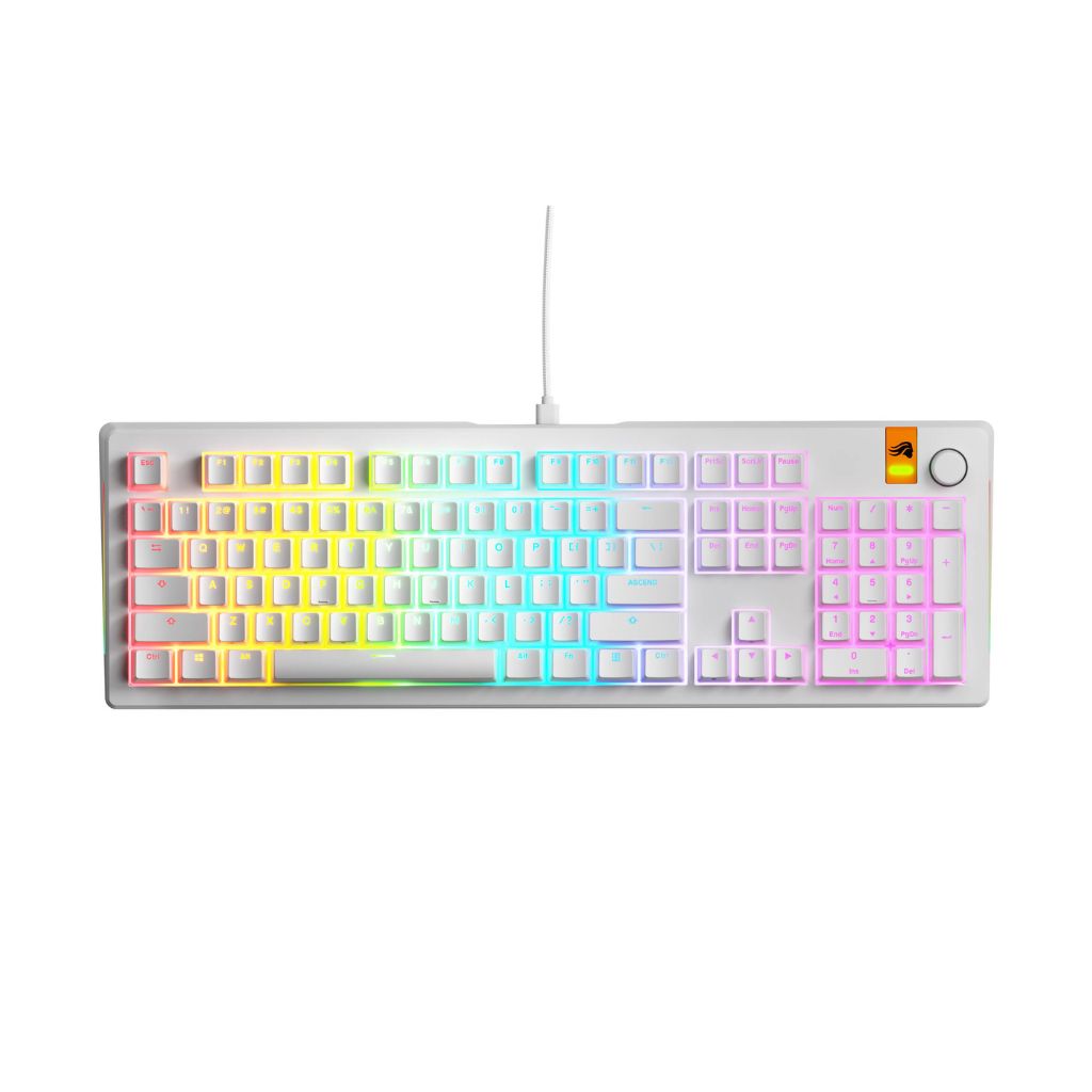 Glorious GMMK 3 Full-Size Gaming Keyboard | White