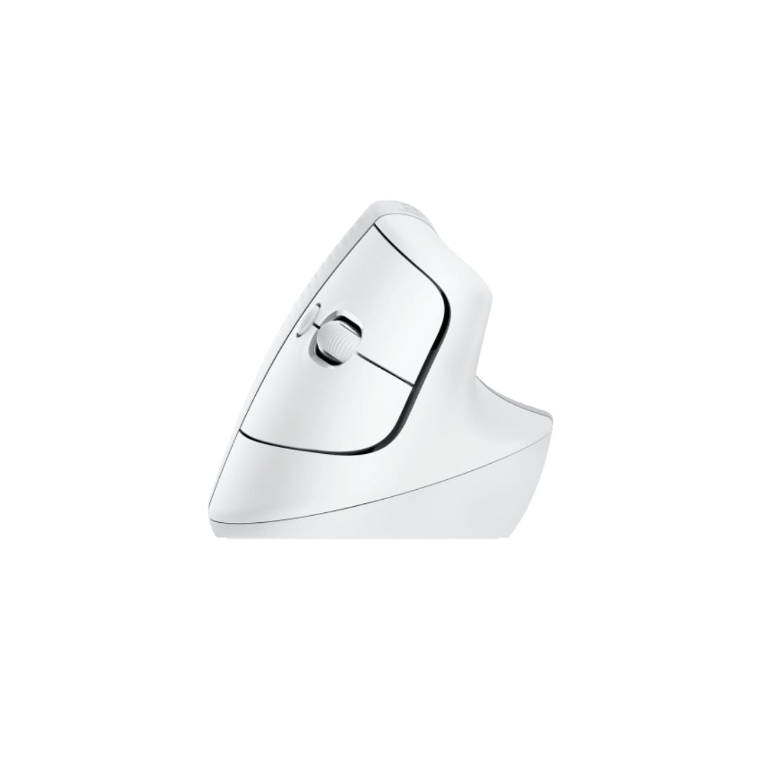 Logitech Lift Vertical Ergonomic | Bluetooth | Wireless Mouse | White