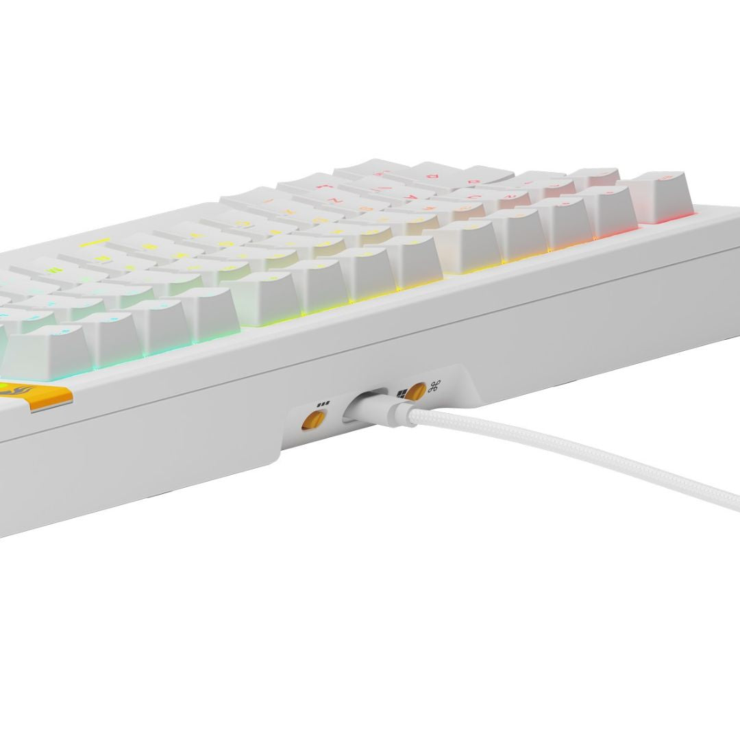 Glorious GMMK 3 HE 75% Gaming Keyboard | White