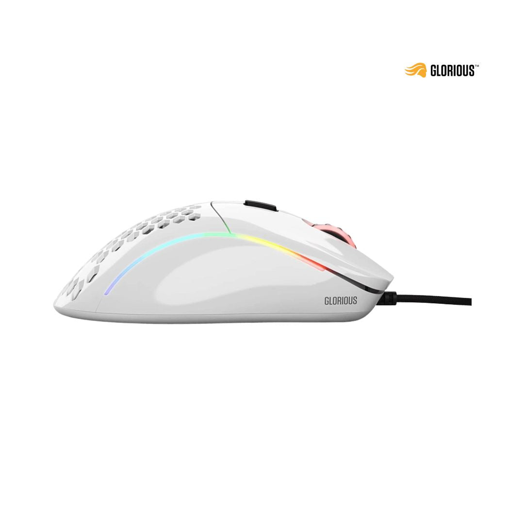 Glorious Gaming Model D Wired Gaming Mouse | Glossy White