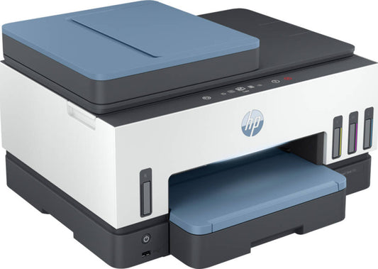 HP Smart Tank 795 All-In-One Printer | Print / Copy / Scan / Fax / ADF | Wireless Functions | Up To 15ppm Print Speed | 1200 DPI | 250 Sheets Input Capacity | Bluetooth & Wi-Fi Connectivity | Blue