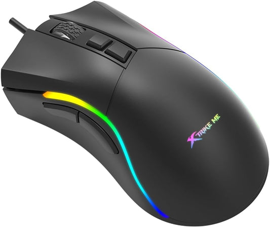 Xtrike Me GM226 RGB Gaming Mouse | Optical Sensor 7 | 200 DPI | 7 Programmable Buttons | Only 77G