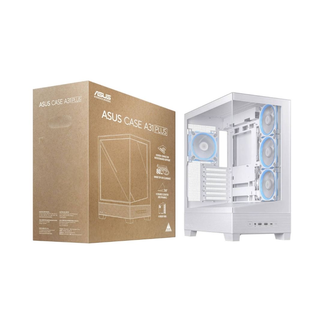 ASUS A31 PLUS Case | 4 Fan ARGB | White
