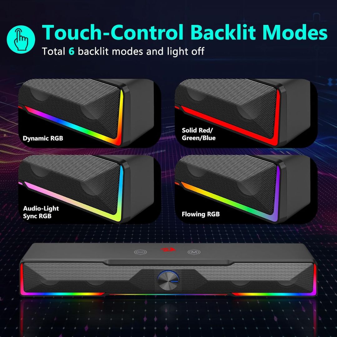 Redragon Catenon GS516 RGB Wireless Desktop Speakers