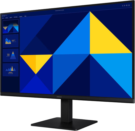 Samsung Essential S3 S30GD 27" FHD IPS Monitor | 100Hz | 5ms GTG | 250 nits | 178° Viewing Angle | VESA Mount | HDMI & D-Sub Inputs