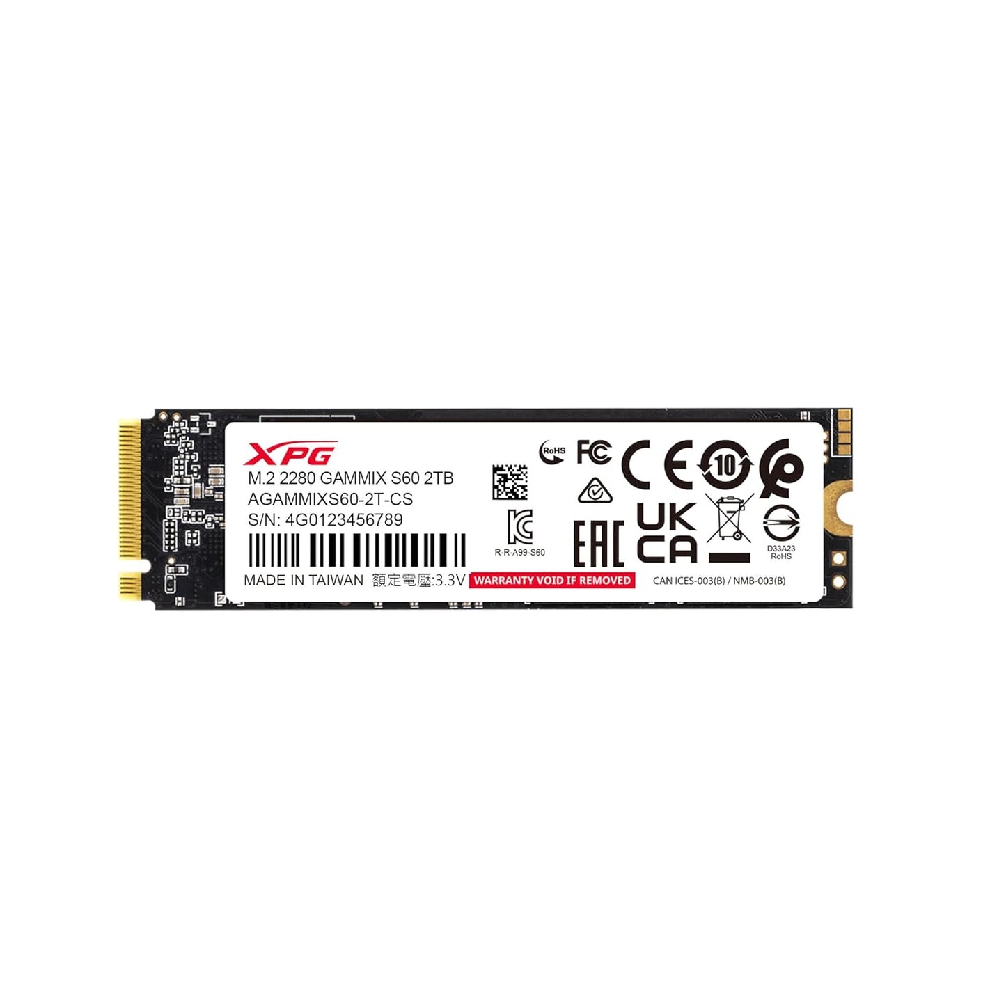 XPG GAMMIX S60 2TB PCIe Gen4 x4 NVMe SSD | Up to 5000/4200MB/s | M.2 2280 with Heat-Sink | PS5 Compatible