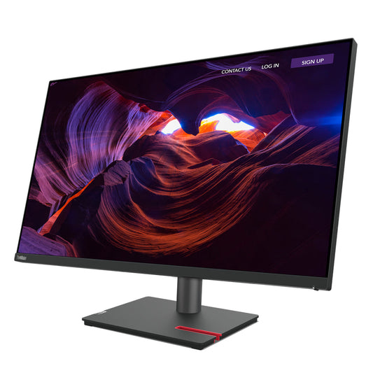 Lenovo ThinkVision P32p‑30 | 31.5″ UHD IPS Monitor | 3840×2160 @60 Hz | USB‑C/Thunderbolt 4 Hub | 100 W PD | 100% sRGB | Factory Calibrated | KVM