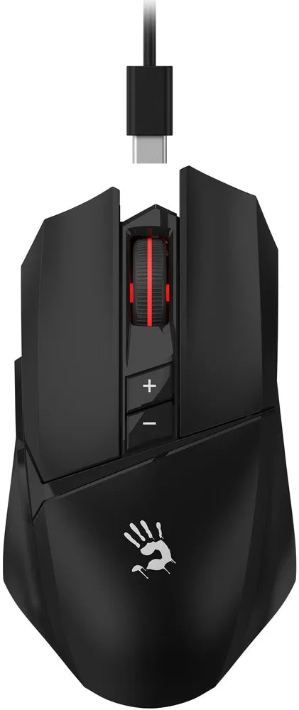 Bloody R36 Ultra 2.4GHz Wireless Gaming Mouse | 12000 CPI | 1000Hz Report Rate | 300IPS | 75 Hours Playtime | Type-C cable