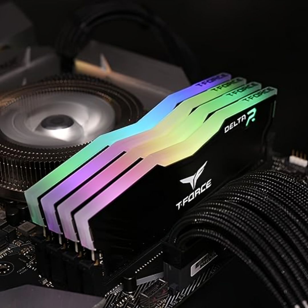 TEAMGROUP T-Force Delta RGB DDR4 Ram 16GB (2x8GB) 3600MHz CL18 | Black
