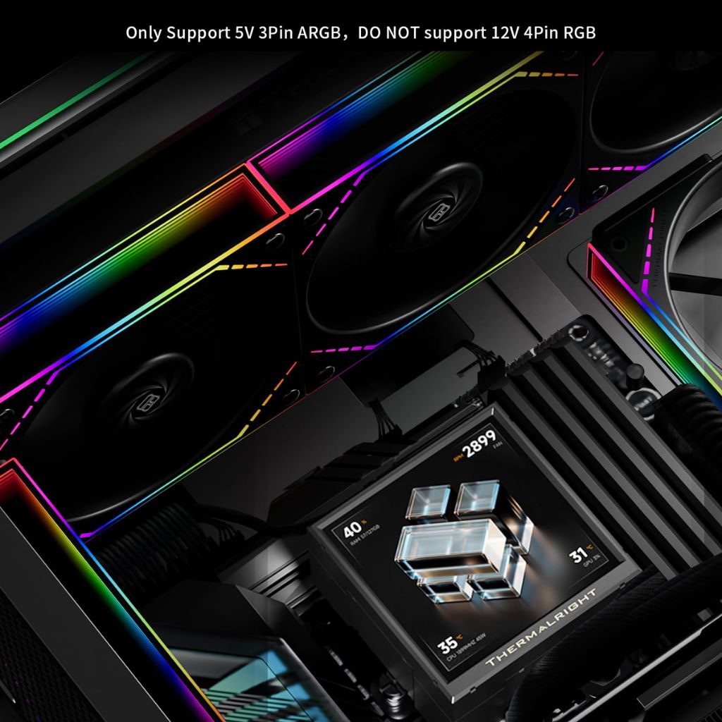 Thermalright Peerless Vision 360 ARGB CPU Cooler | Black