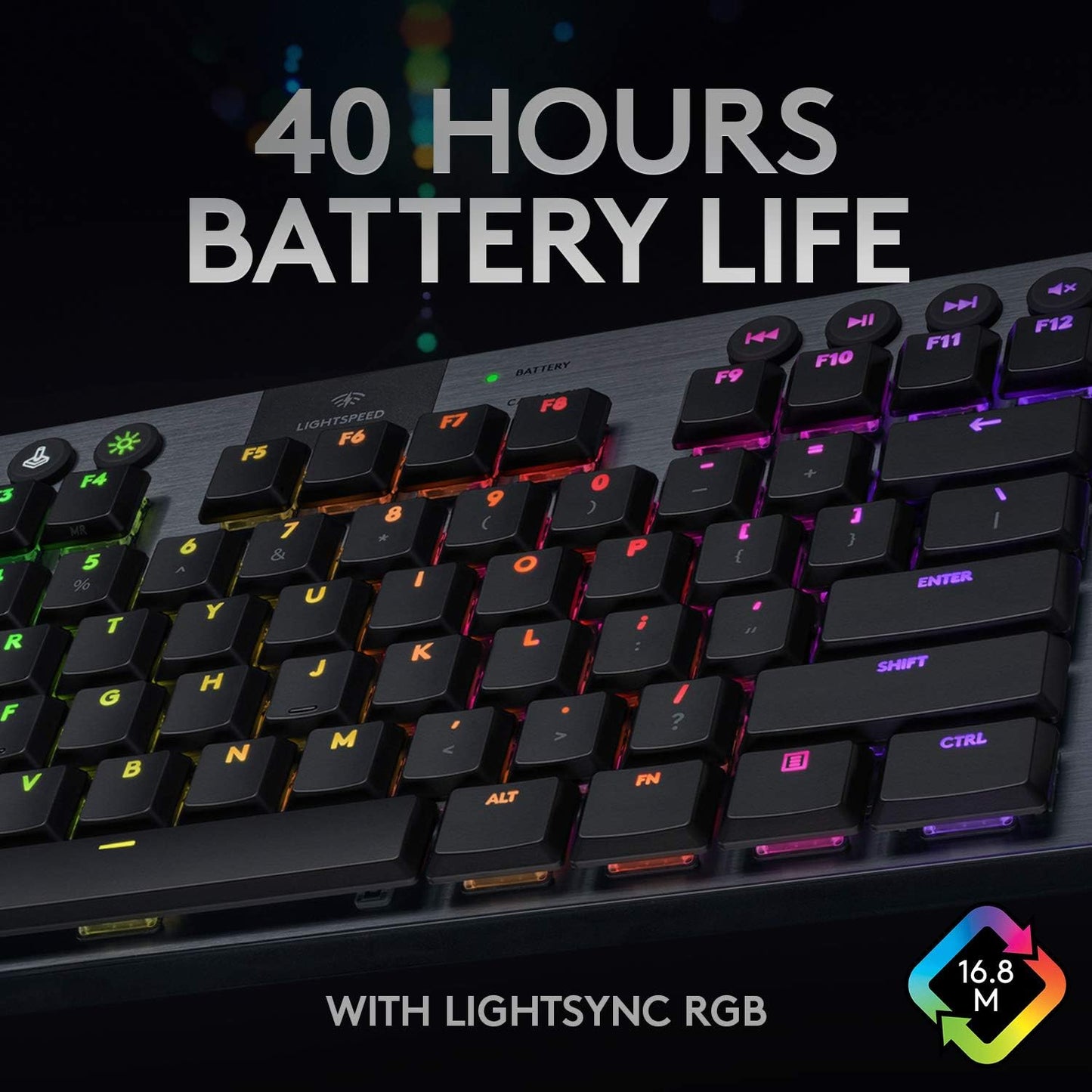 Logitech G915 X LIGHTSPEED TKL | Ultra-Slim Wireless RGB Mechanical TKL with Tri-Mode | GL Switches | and KEYCONTROL