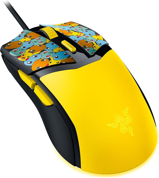 Razer Cobra Wired Gaming Mouse | 58 g | Gen-3 Optical Switches | Chroma RGB Underglow | 8500 DPI | Speedflex Cable | Pokémon Edition