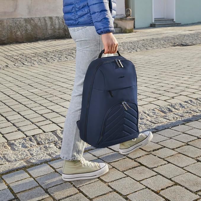 Hama Premium Lightweight Laptop Backpack | Fits 16.2" Laptops | Dark Blue | Eco-Friendly | Padded Compartments