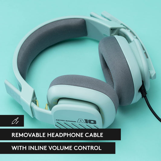 Logitech Astro A10 Gen 2 Wired Gaming Headset with Flip-to-Mute Mic | For Xbox | Playstation | Nintendo Switch | PC | Mac