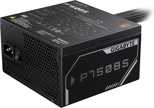 GIGABYTE GP-P750BS 750W ATX12V Power Supply | 80 PLUS Bronze | Single +12V Rail | 120mm FDB Fan | 7 SATA + 4 PCIe (6+2) Connectors
