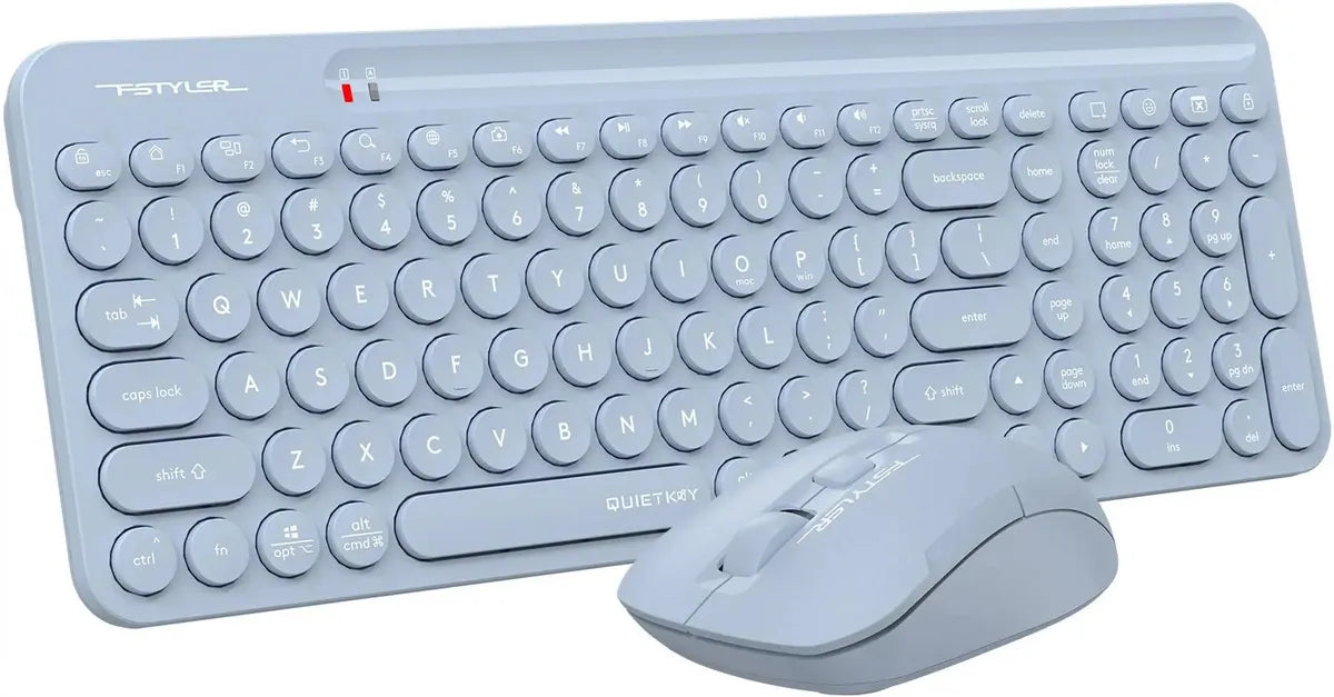 A4tech Fstyler FG3300 Air QuietKey 2-Zone Wireless Keyboard Mouse Combo Set